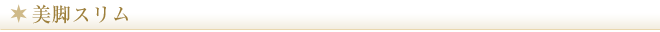 美脚スリム