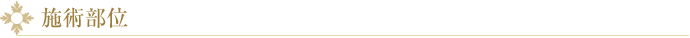 施術部位